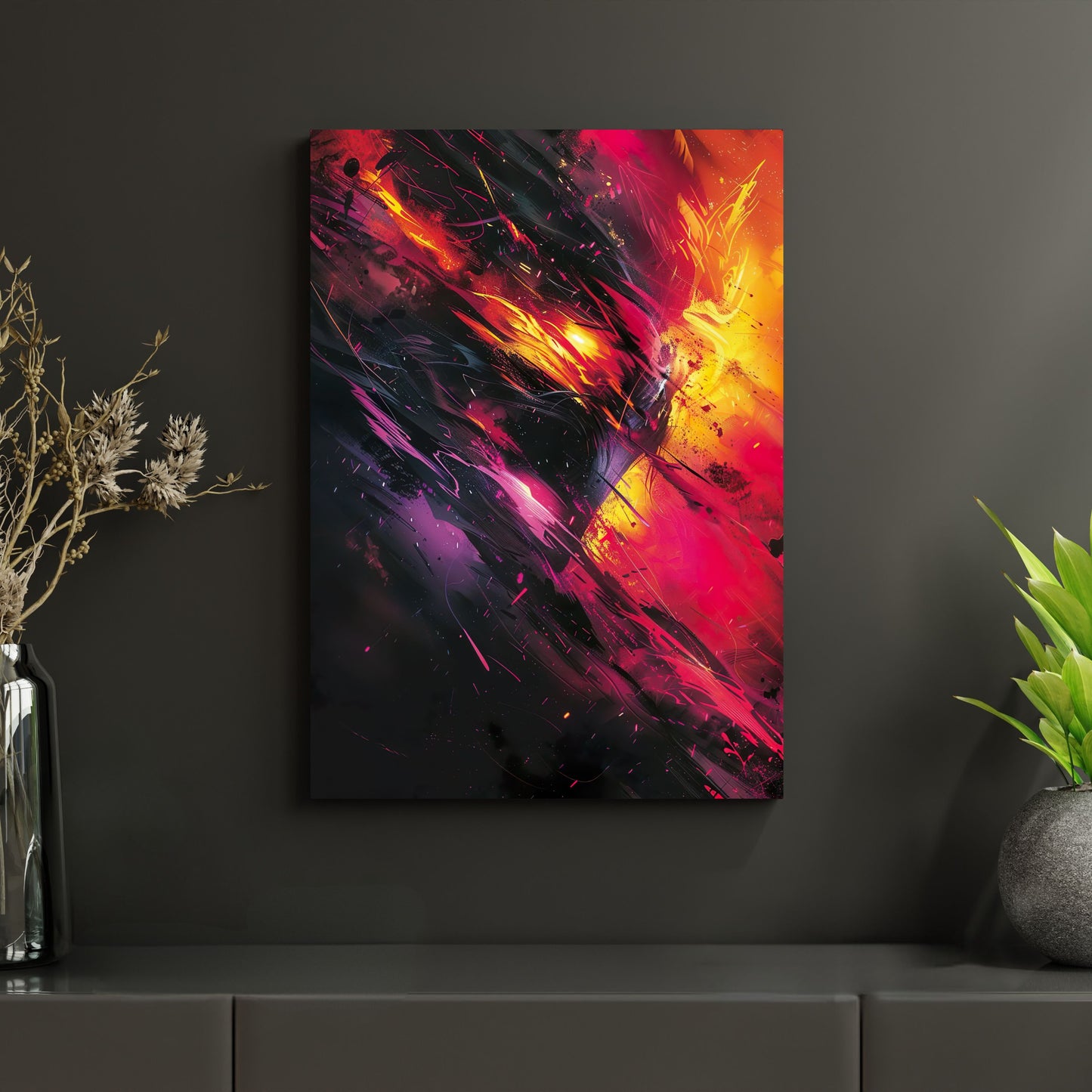 Zed Abstrakt - Metallposter