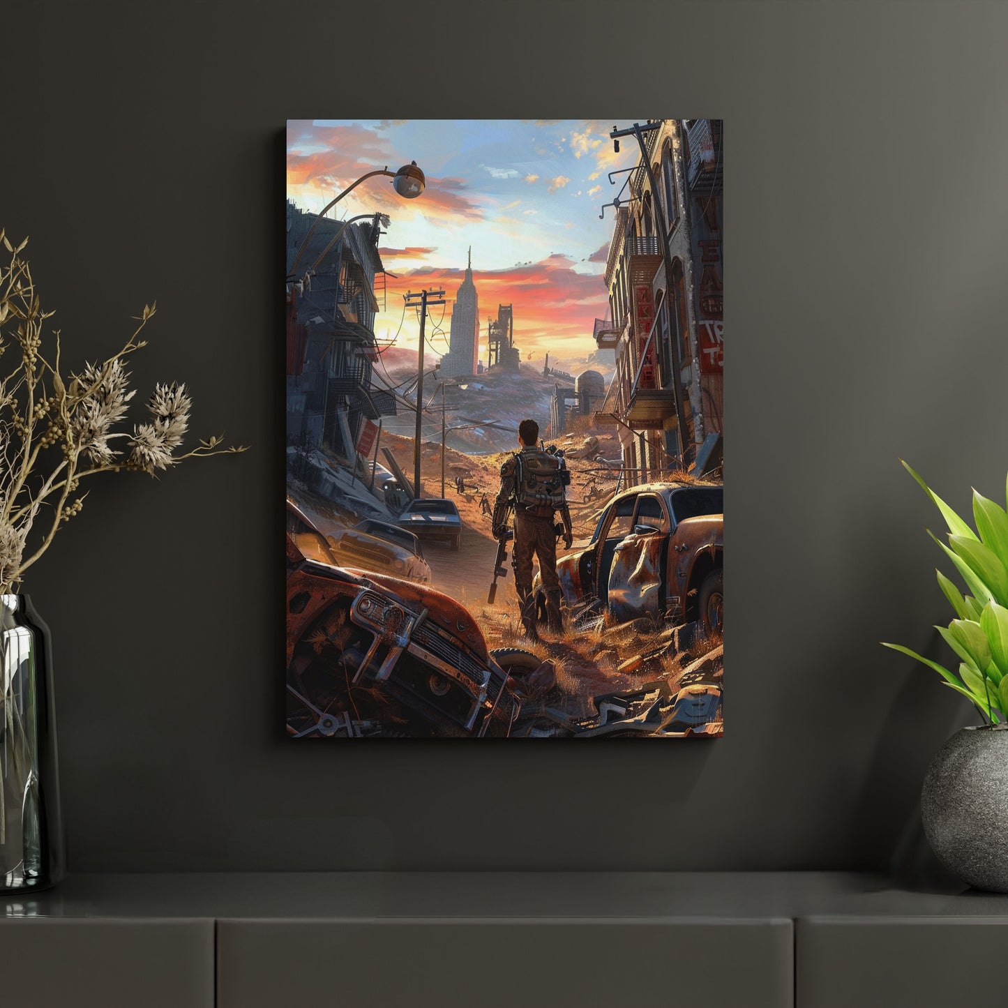 Der letzte Überlebende - Metallposter