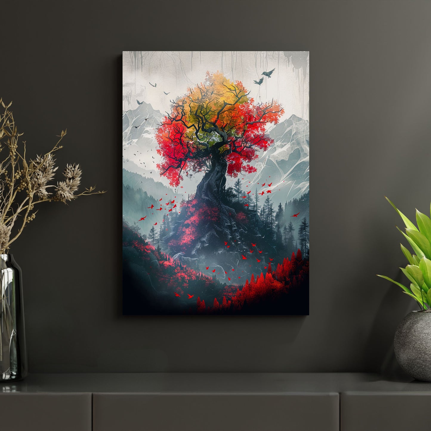 Der Baum des Lebens - Metallposter