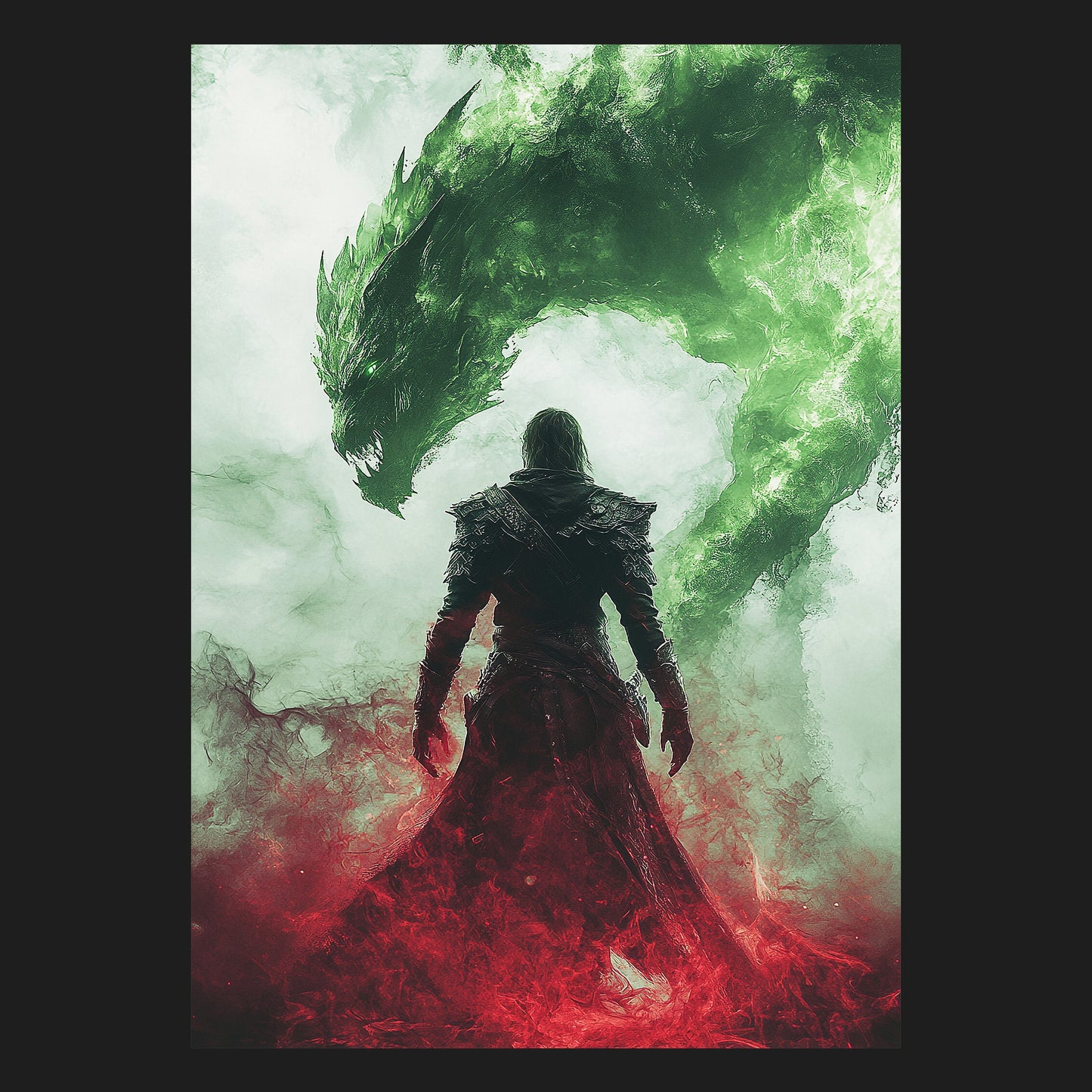 Der Drachenwächter - Metallposter