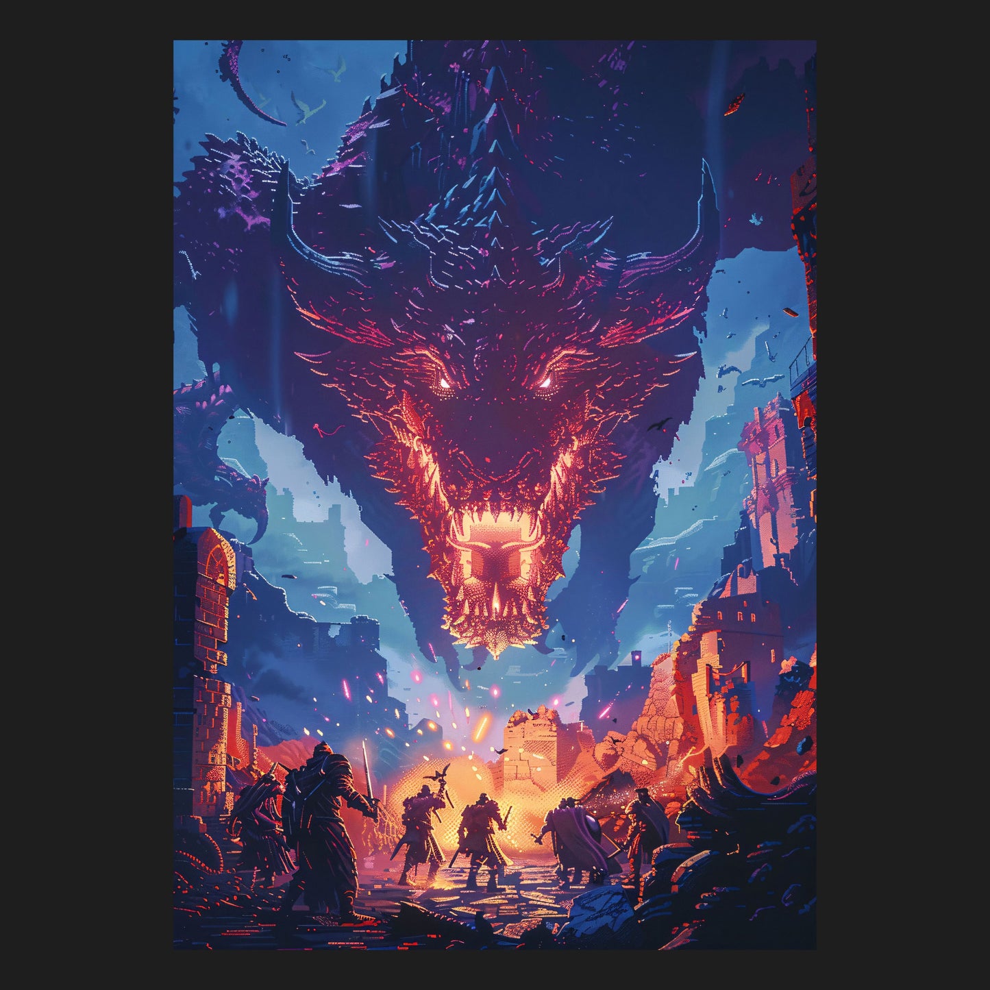 Der Endboss - Metallposter