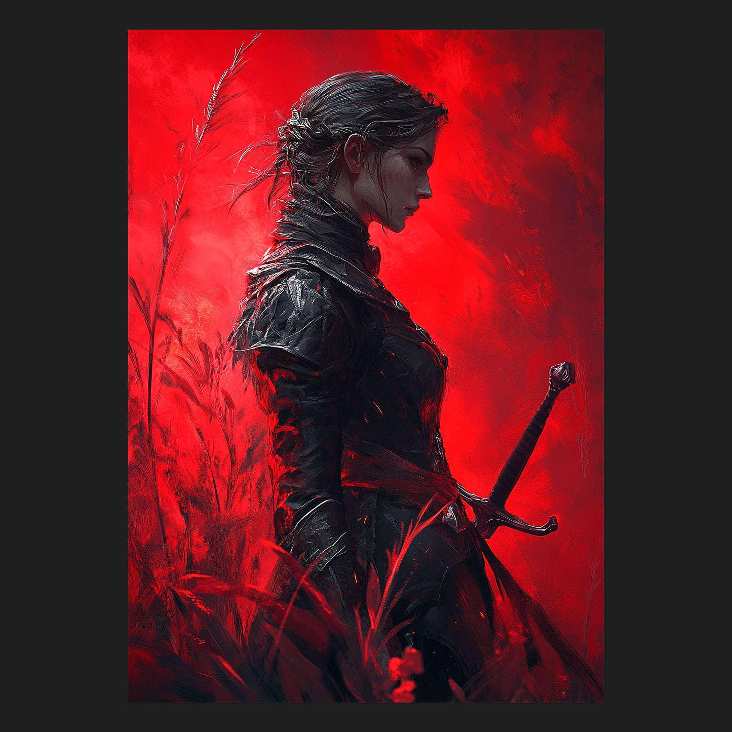 Die Blutkriegerin - Metallposter