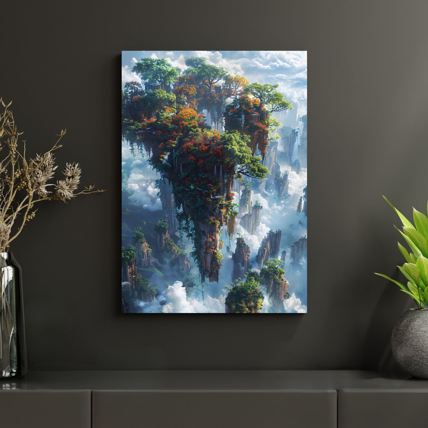 The Floating Gardens - Metal Poster