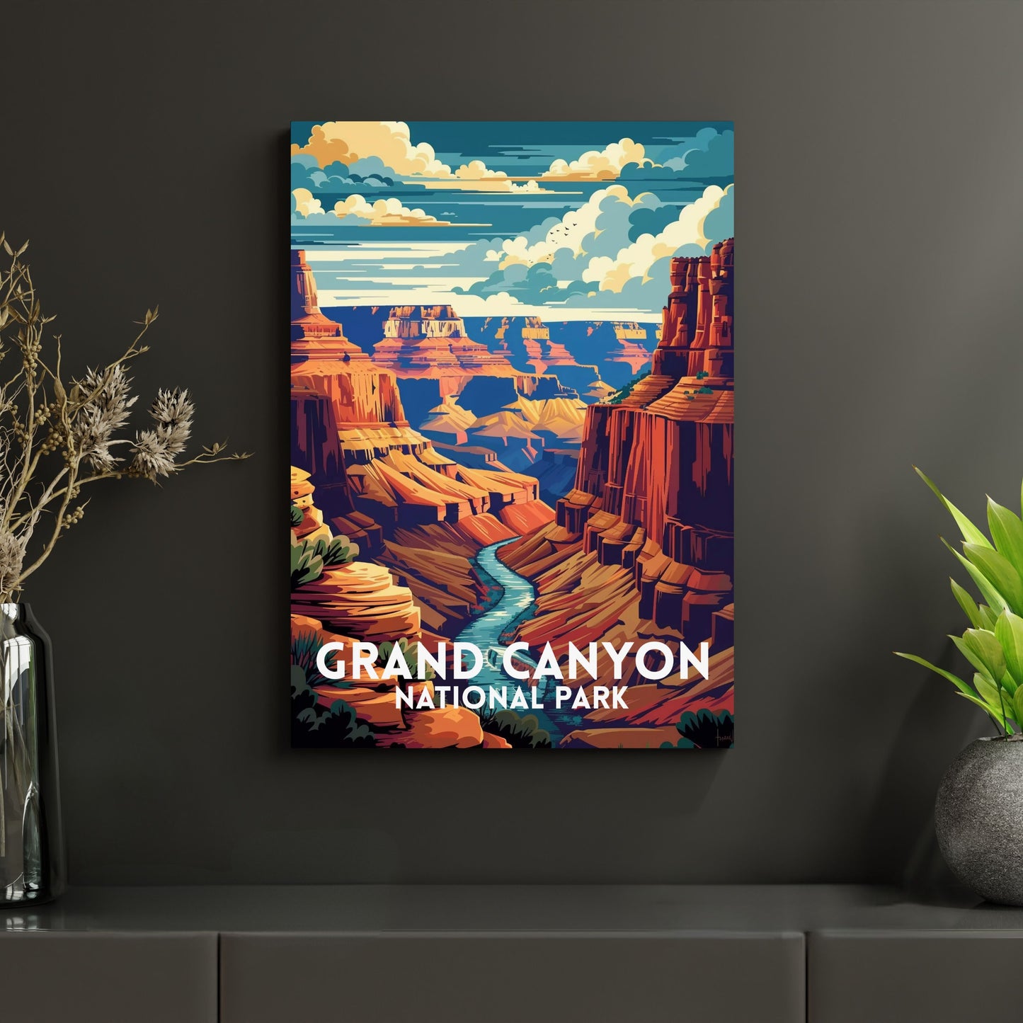 Grand Canyon National Park - Metallposter