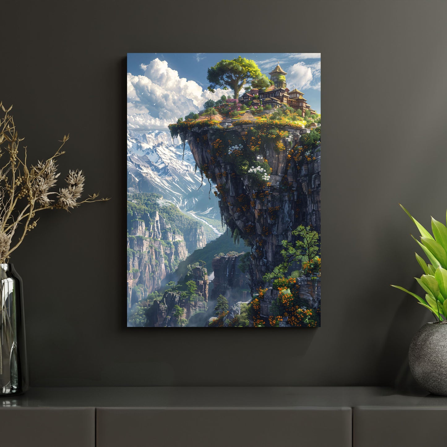 Himmelssiedlung - Metallposter