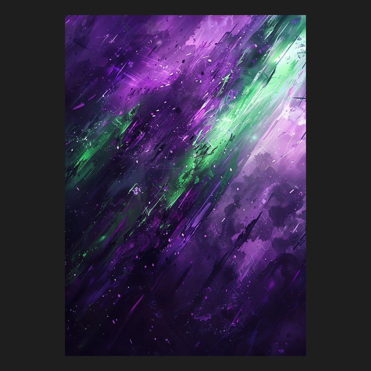 Tiefe Dimensionen - Metallposter