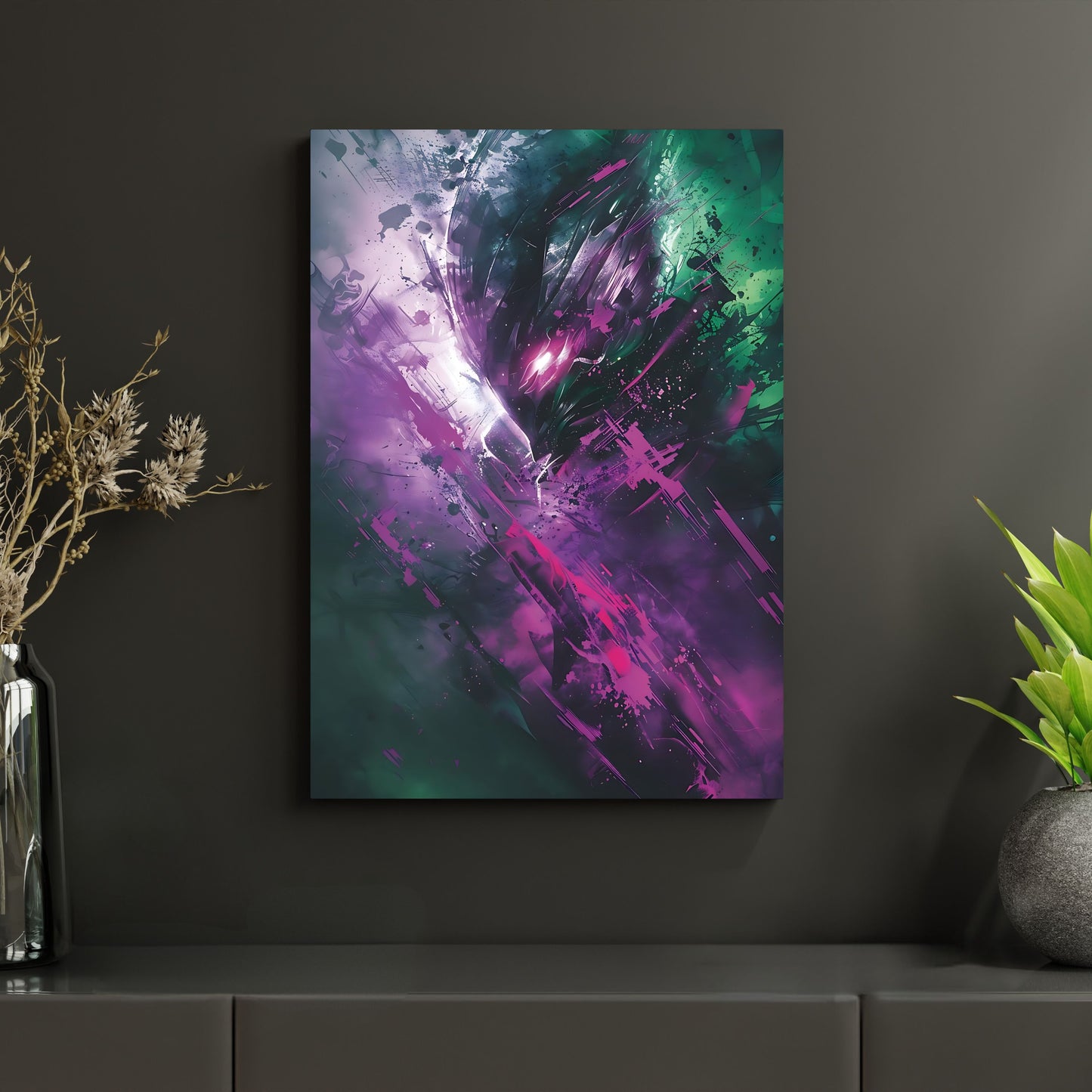 Yasuo Abstrakt - Metallposter