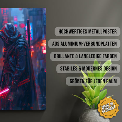Produkt-Highlights zum Metallposter Abtrünniger Samurai. Hochwertiges Metallposter, aus Aluminium-Verbundplatten, Brillante & langlebige Farben, stabiles & modernes design, Größen für jeden Raum, Made in Germany.