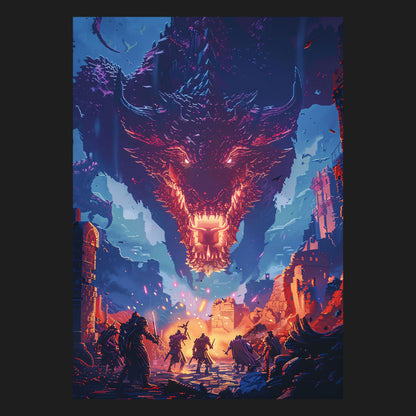 Der Endboss - Metallposter