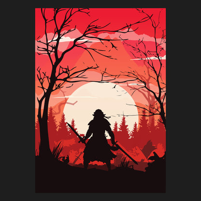 Im Schatten der Gefallenen - Poster mit Echtholzrahmen und Acrylglas