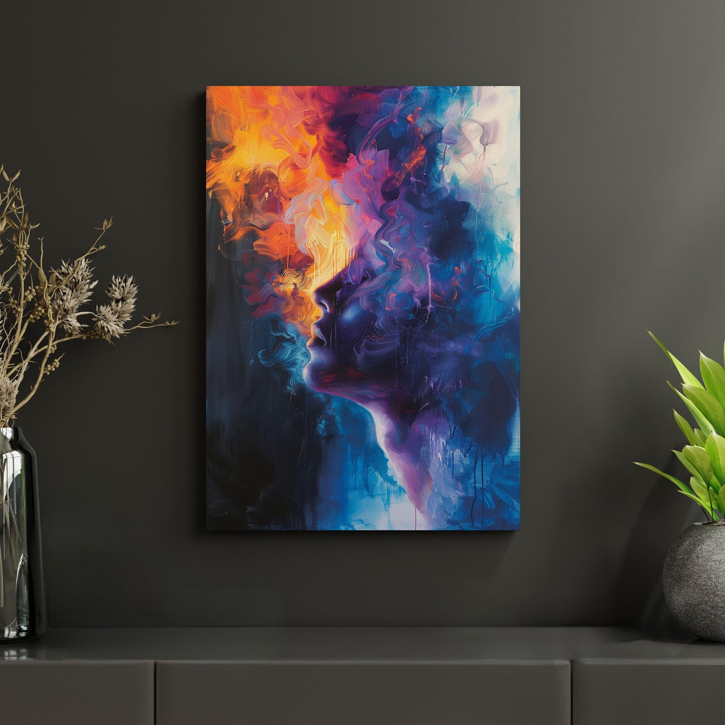 In Feuer und Eis - Metallposter